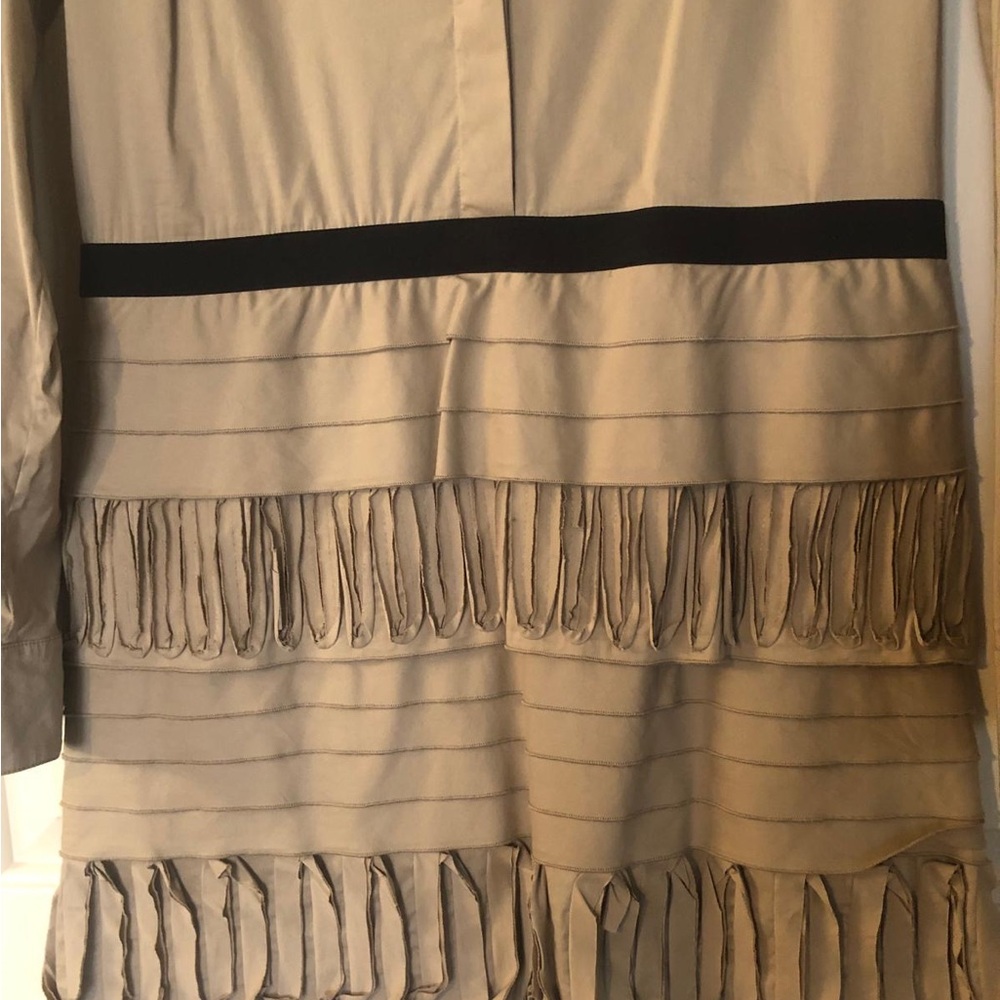 BCBG Tan Ruffle Dress - Picture 6 of 6
